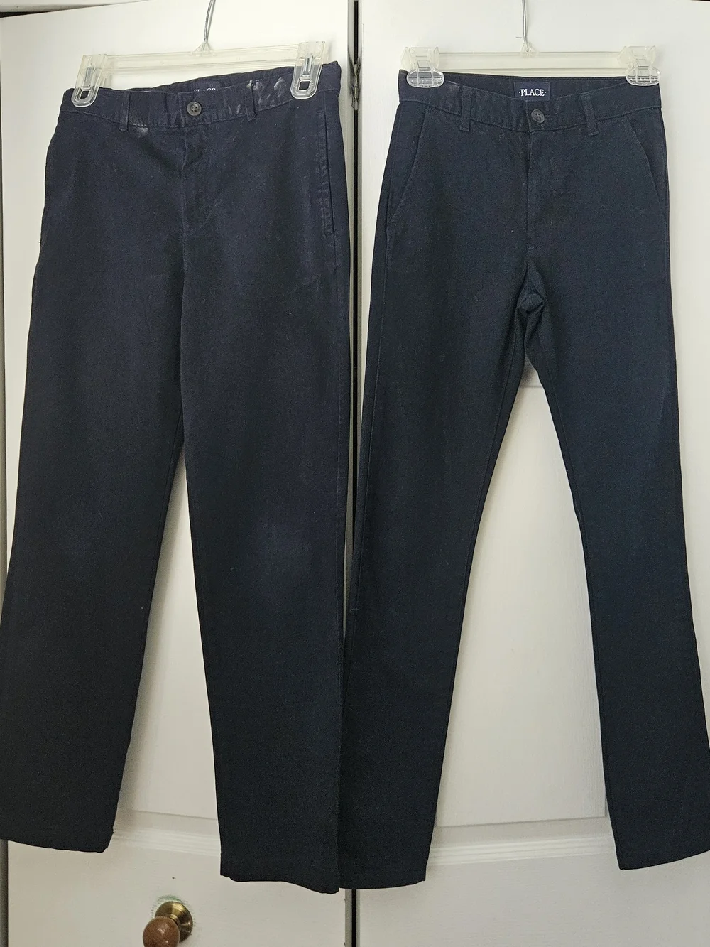 Back To School Savings Place Boy's Navy Straight-Leg School Pants Size 12
